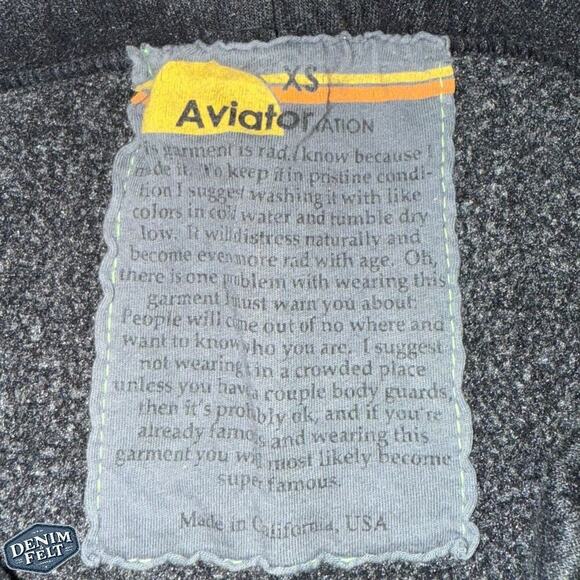 Aviator Nation Rainbow Stripe Sweatpants Black Jogger Style XS |RARE! SUPER SOFT - Picture 10 of 16